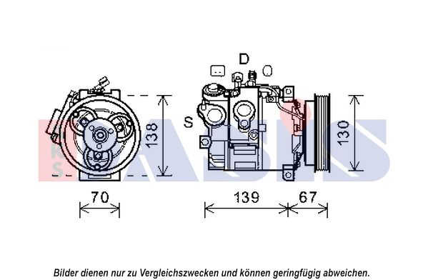 AKS DASIS Kompressori, ilmastointilaite 852641N